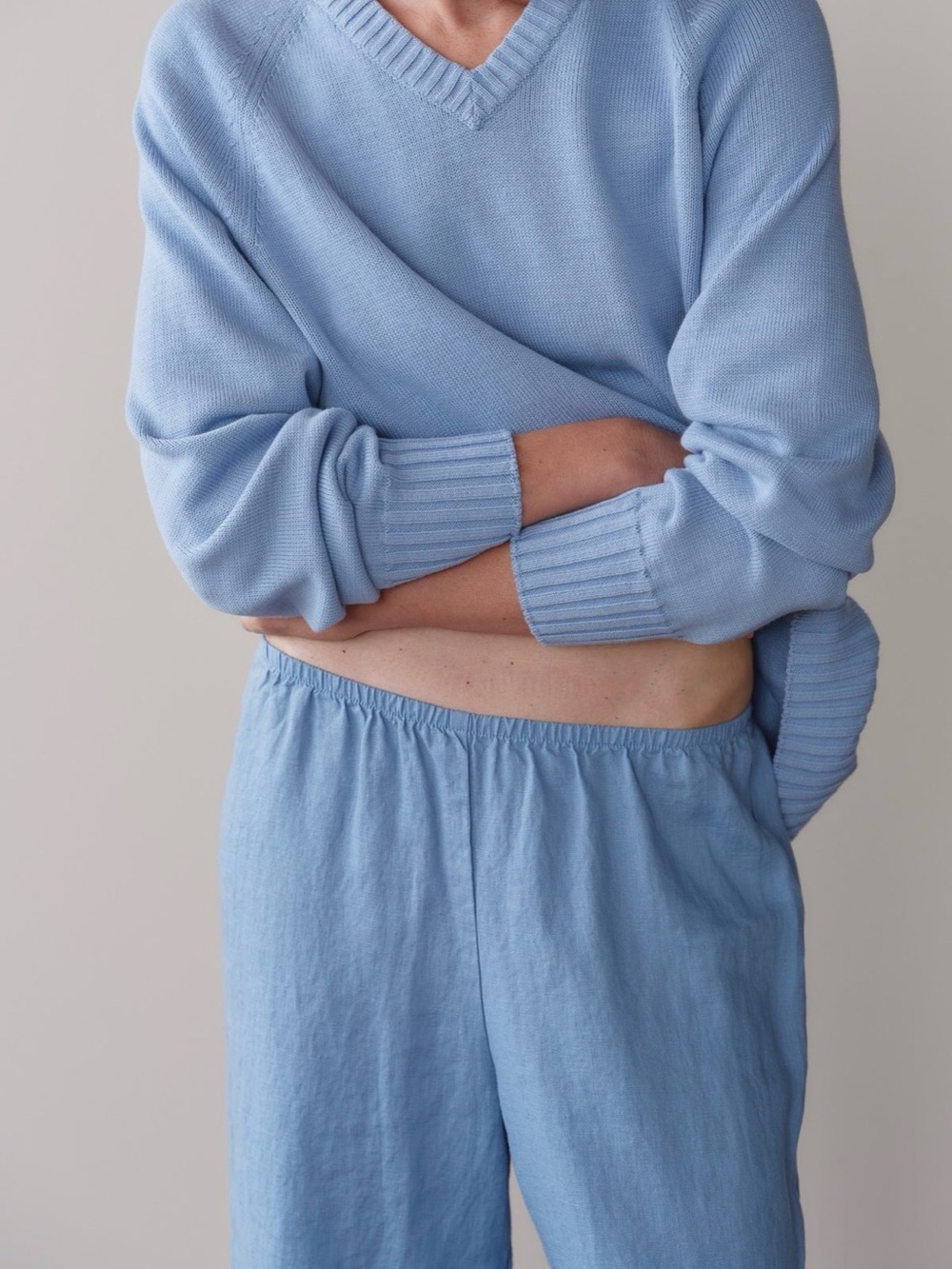 NWT DONNI. The Linen Simple Pant - Picture 8 of 8